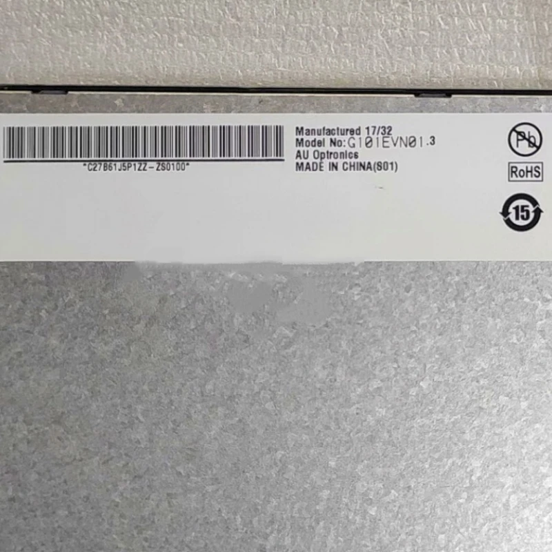 G101EVN01.3 10.1 inch 1280*800 LCD Display Screen for Industrial Application 40 pins