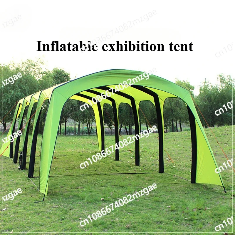 Large Camping Awning Outdoor 8-10 Person Tunnel Advertising Tent Multi-functional Integrated Quick-opening Inflatable Tent