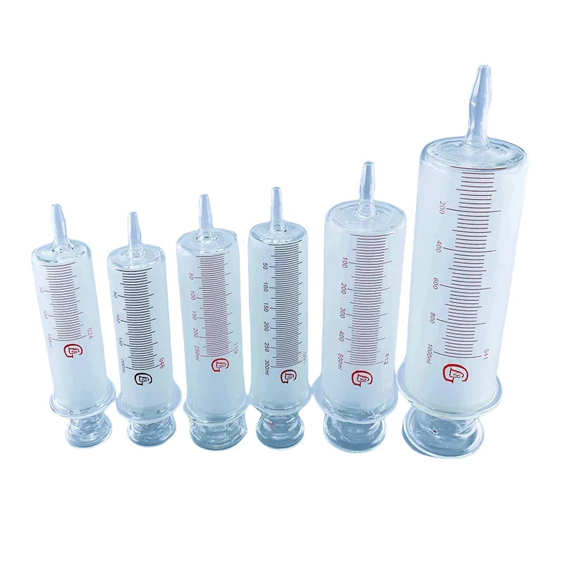 150ml/200ml/250ml/300ml/500ml/1000ml All Glass Syringes Large sausage device Glass Injector large caliber