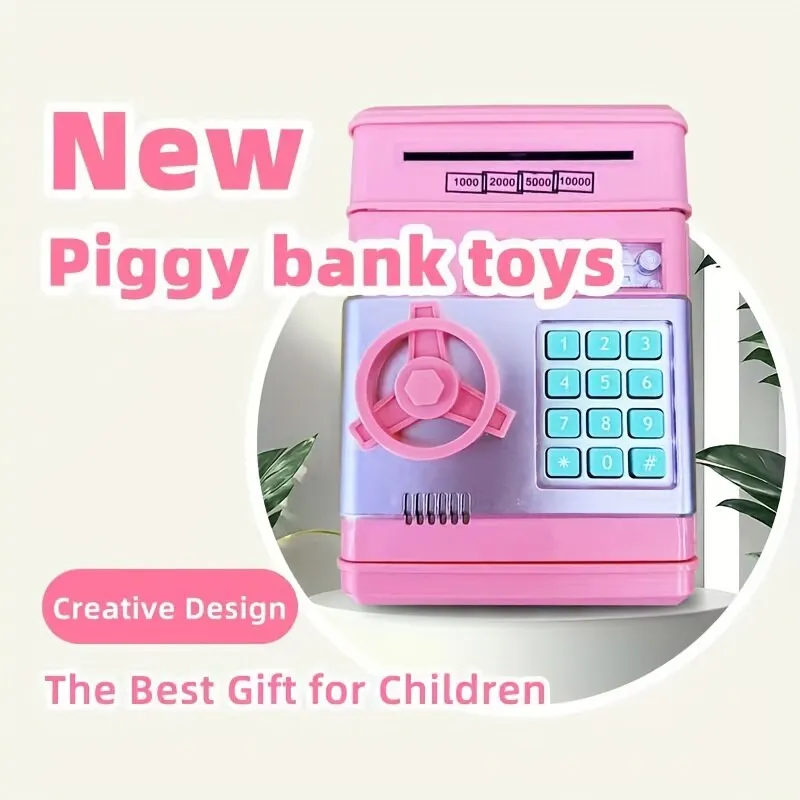 Piggy Bank Toys Money Saving Box For Teen Girls Toys Christmas Birthday Gifts For Girls Stuff ATM Machine