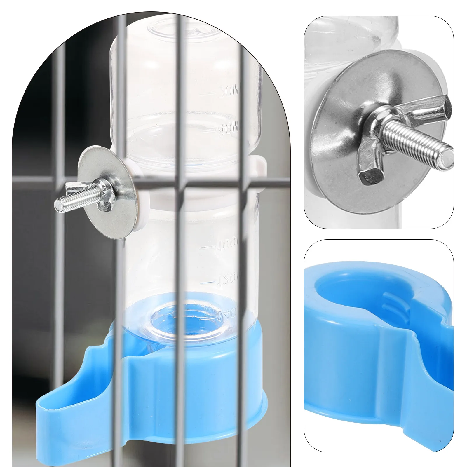 

Automatic Parrot Water Feeder Blue Large Capacity Plastic Bird Cage Accessory For Pigeons Thrushes Pet Supplies Drinking