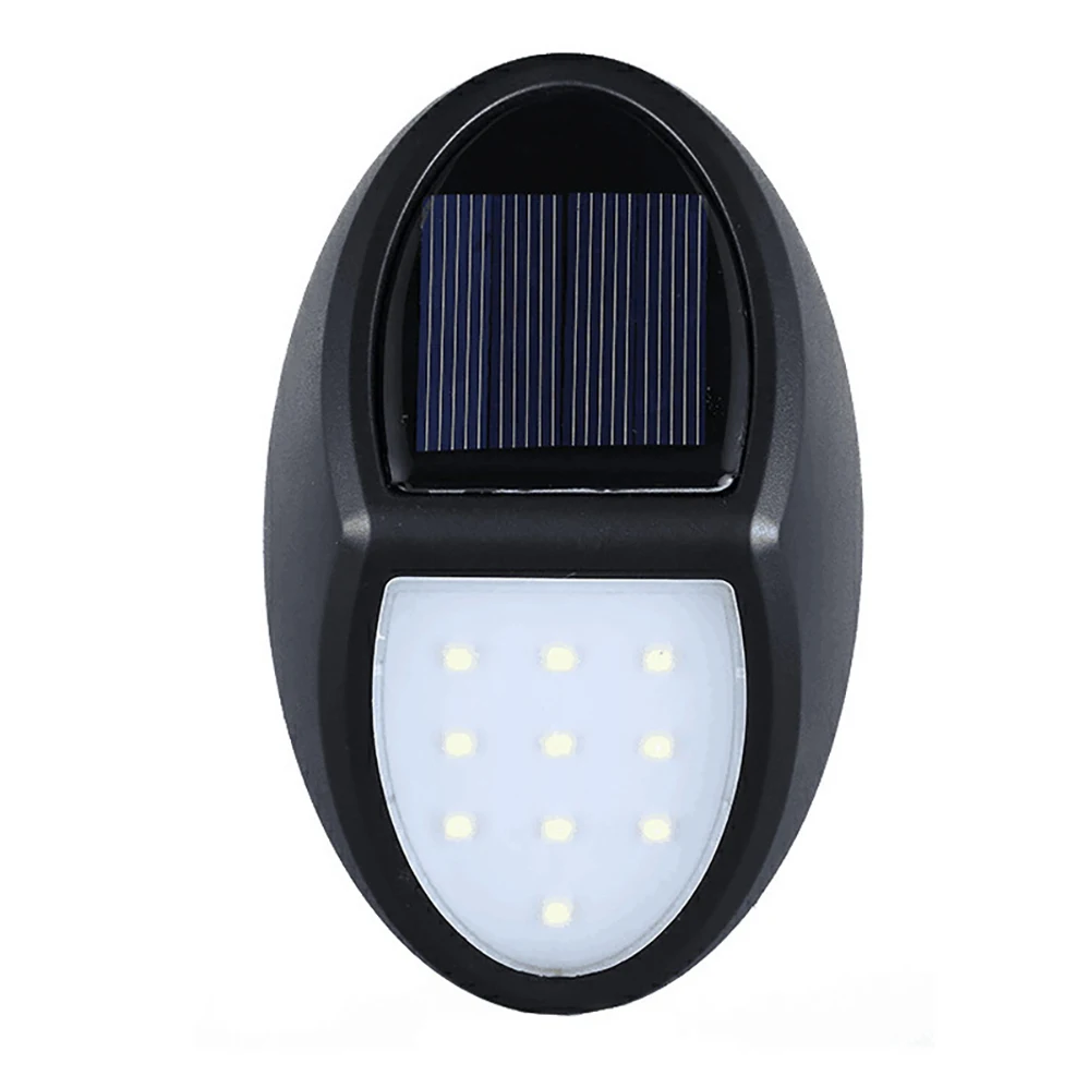 3 szt. Zestaw lampa solarna LED ścienna 5 W IP65 wodoodporne oświetlenie bezpieczeństwo na zewnątrz LED do ładowania słonecznego ochrona środowiska