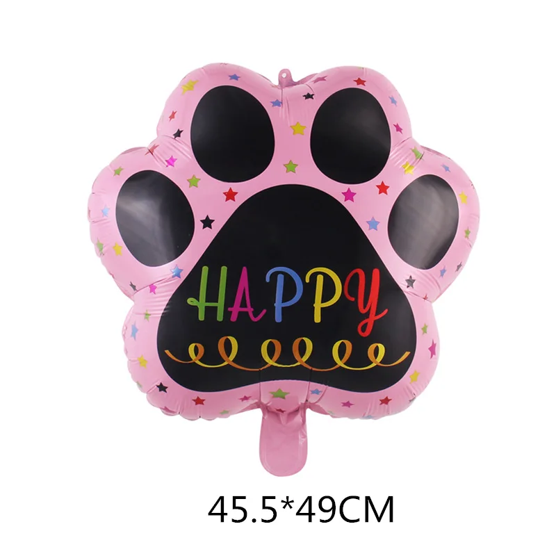 2 Stück Welpen Tier Let's Pawty Hund Katze Pfote Aluminium Ballon mit 32i'' Zahlenballon Babyparty Jungen Mädchen 1-9. Geburtstagsparty – Detail 2