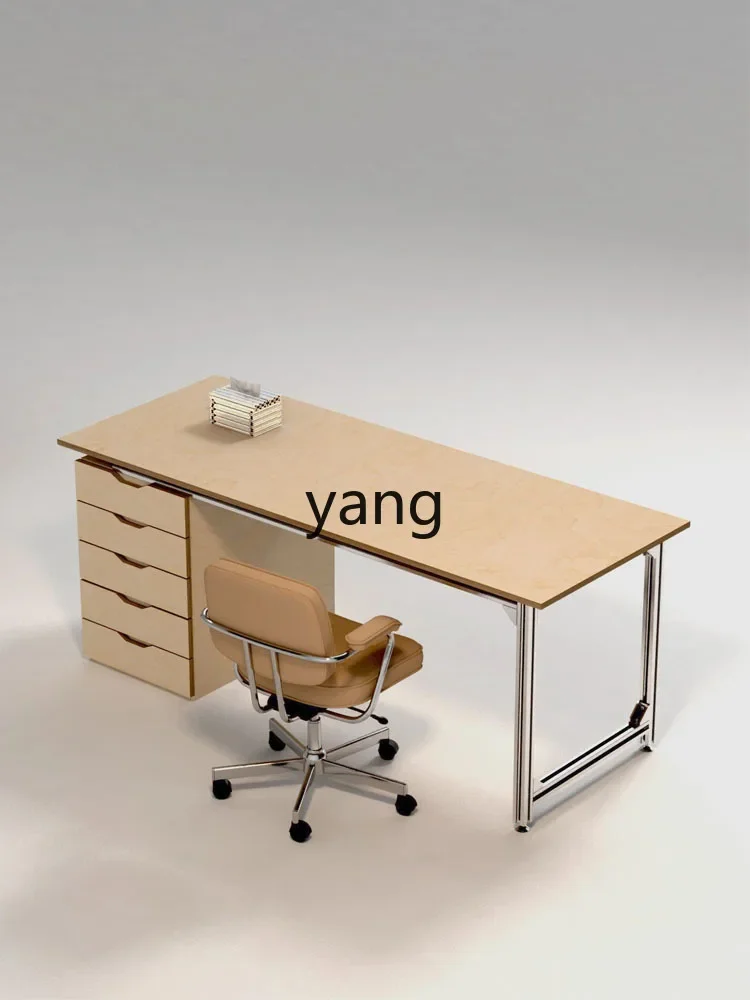 Yjq modern simple household long desk cabinet integrated writing computer desk studio