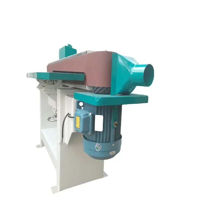 Woodworking Vertical Edge Oscillation Abrasive Belt Product Processing Line Effective Wood Sanding Machine
