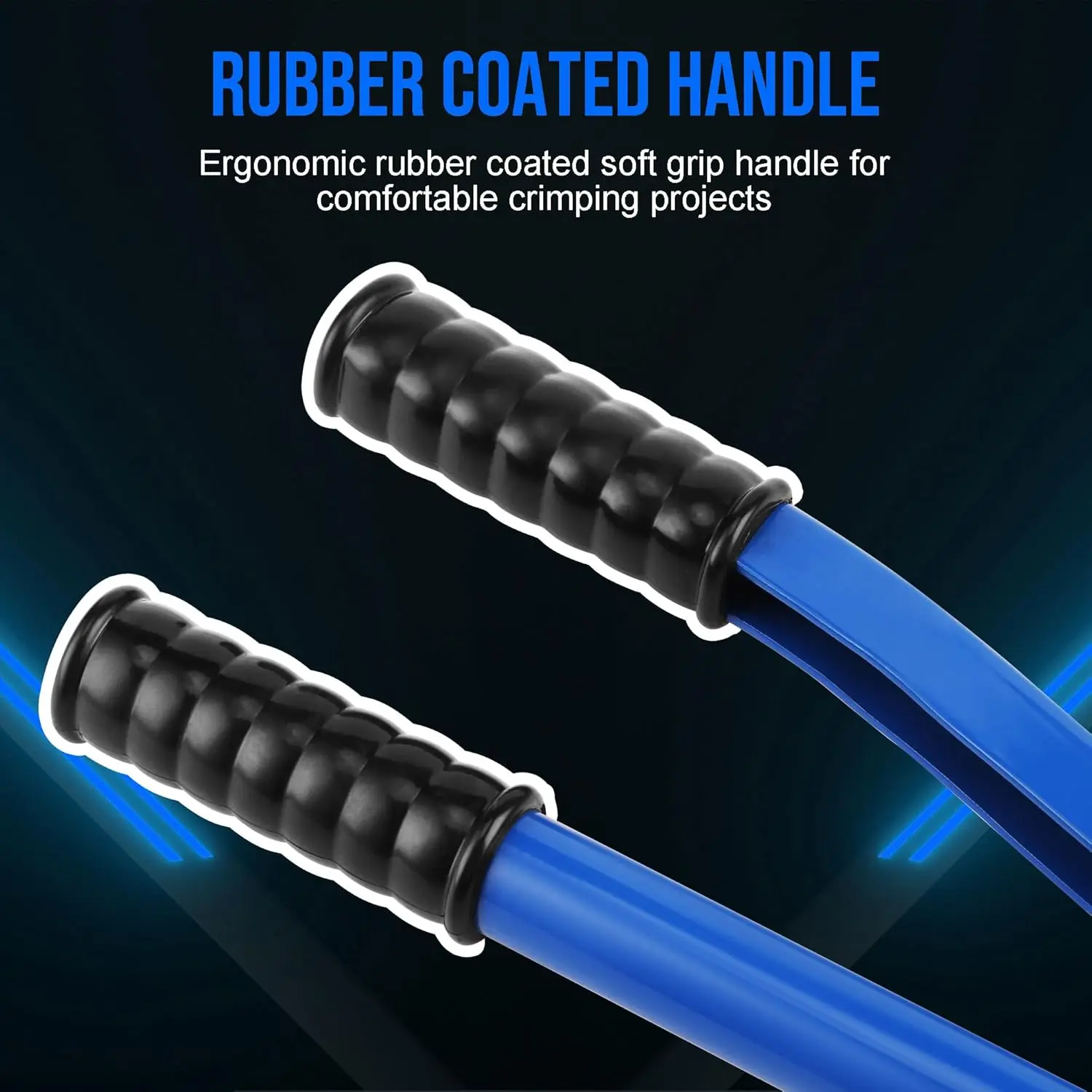 أداة تجعيد عروة الكابلات الهيدروليكية، مجموعة طرفية سلك البطارية 6 AWG إلى 4/0 AWG