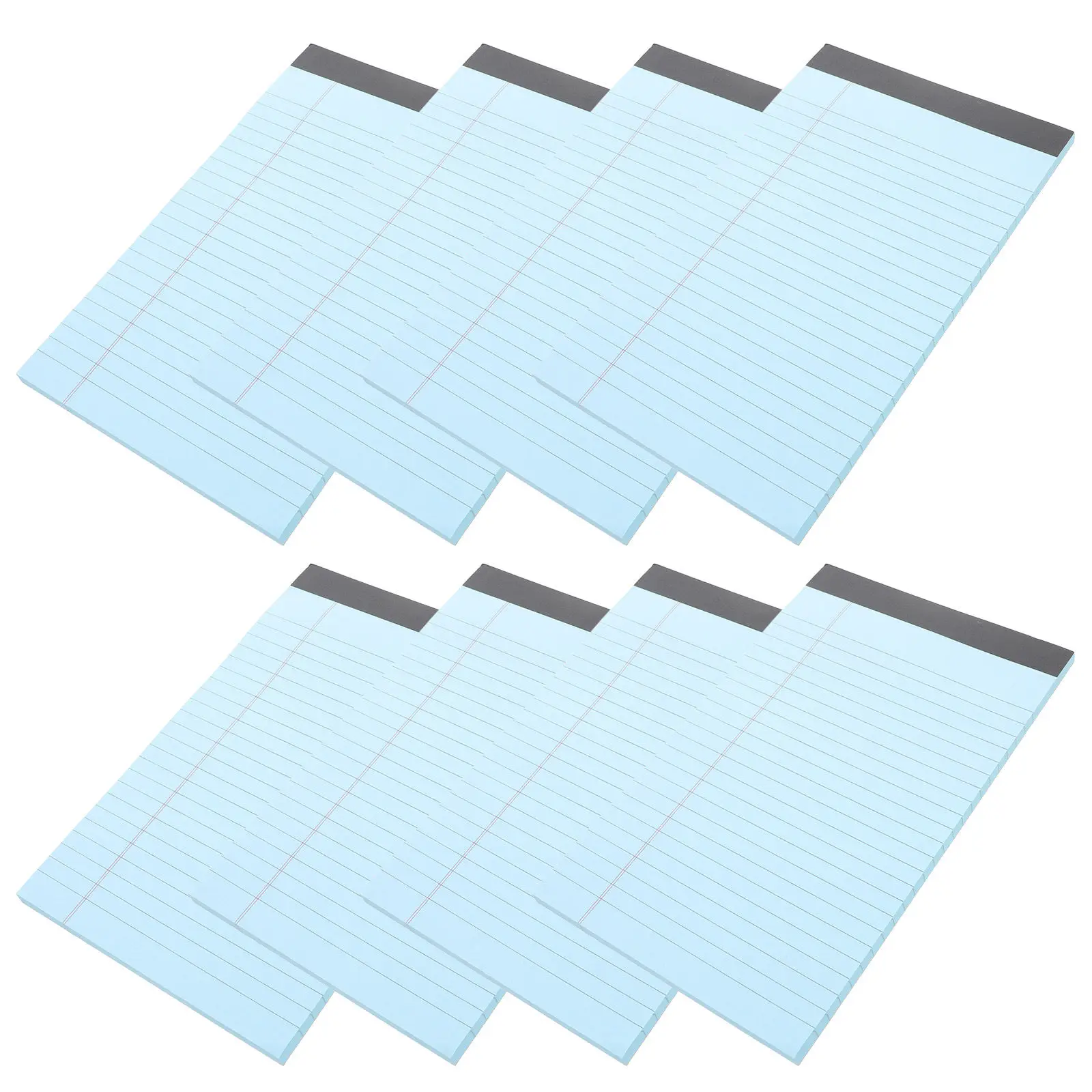 8Pcs A5 Notepad Pocket Notebook Pad Smooth Writing Lined Notepad for Office School Home Memo Idea Notebook Time Plan Notepads