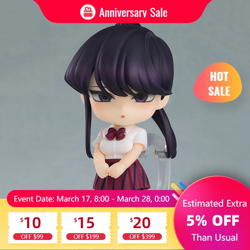 In Stock Genuine Original GSC No.2451 Komi Shouko Single Ponytail Ver. Action Anime Figure Collectible Model Dolls Ornament Gift