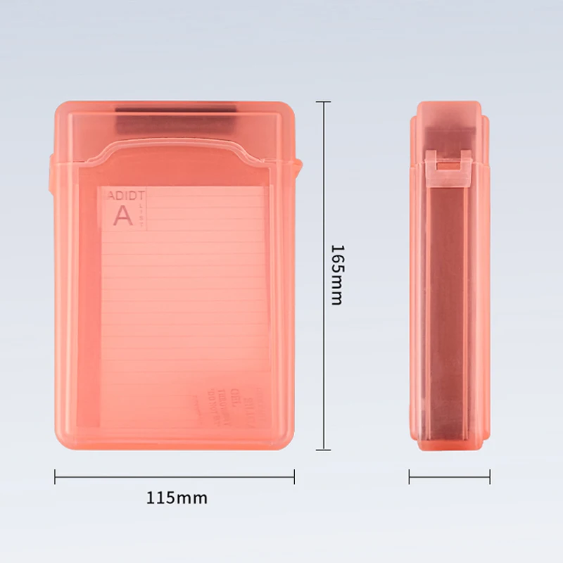 3.5 inch Dust Proof Plastic Storage Box IDE SATA HDD Hard Drive Disk Multi Color Storage Case External Hard Drive Disk Protector