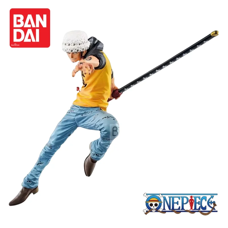 재고 있음 오리지널 반다이 반프레스토 원피스 트라팔가 D 워터 로우 애니메이션 상품 액션 피규어 모델 피규어 100% 정품
