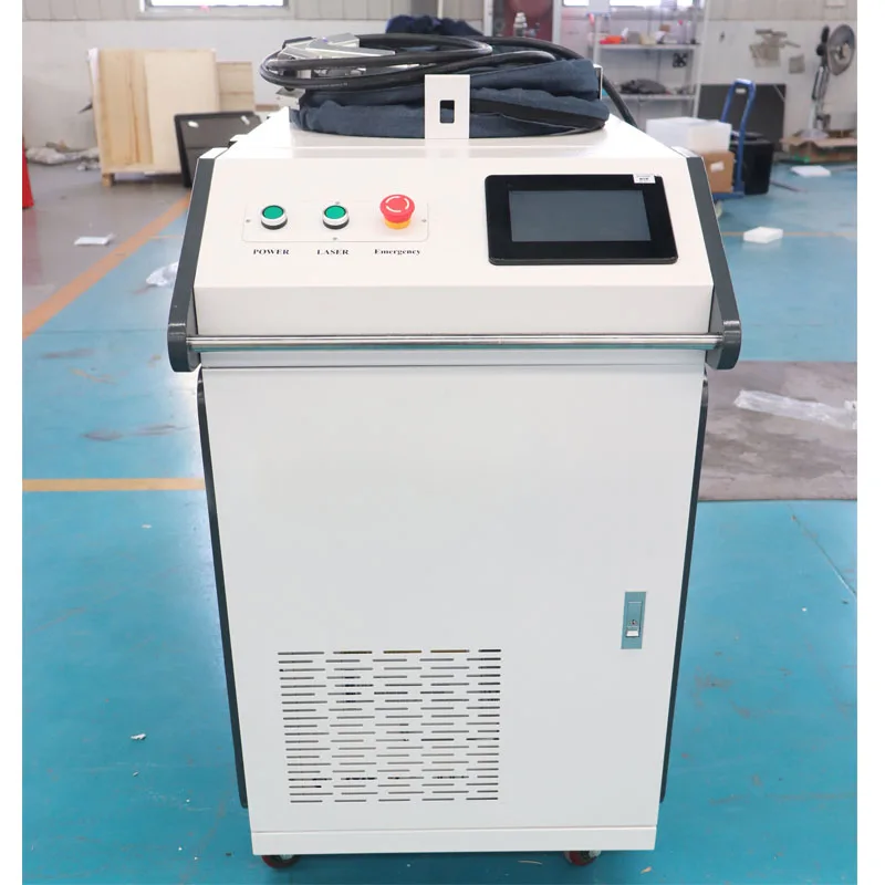 

Widely Used Acctek New Fiber Laser Cleaning Machine 1000W 2000W Laser Cleaning For Rust Paint Oil Dust