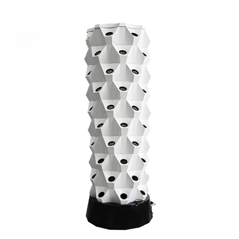 

Hydroponic pineapple tower three-dimensional planting system, plastic NFT hydroponic tower, home balcony soilless