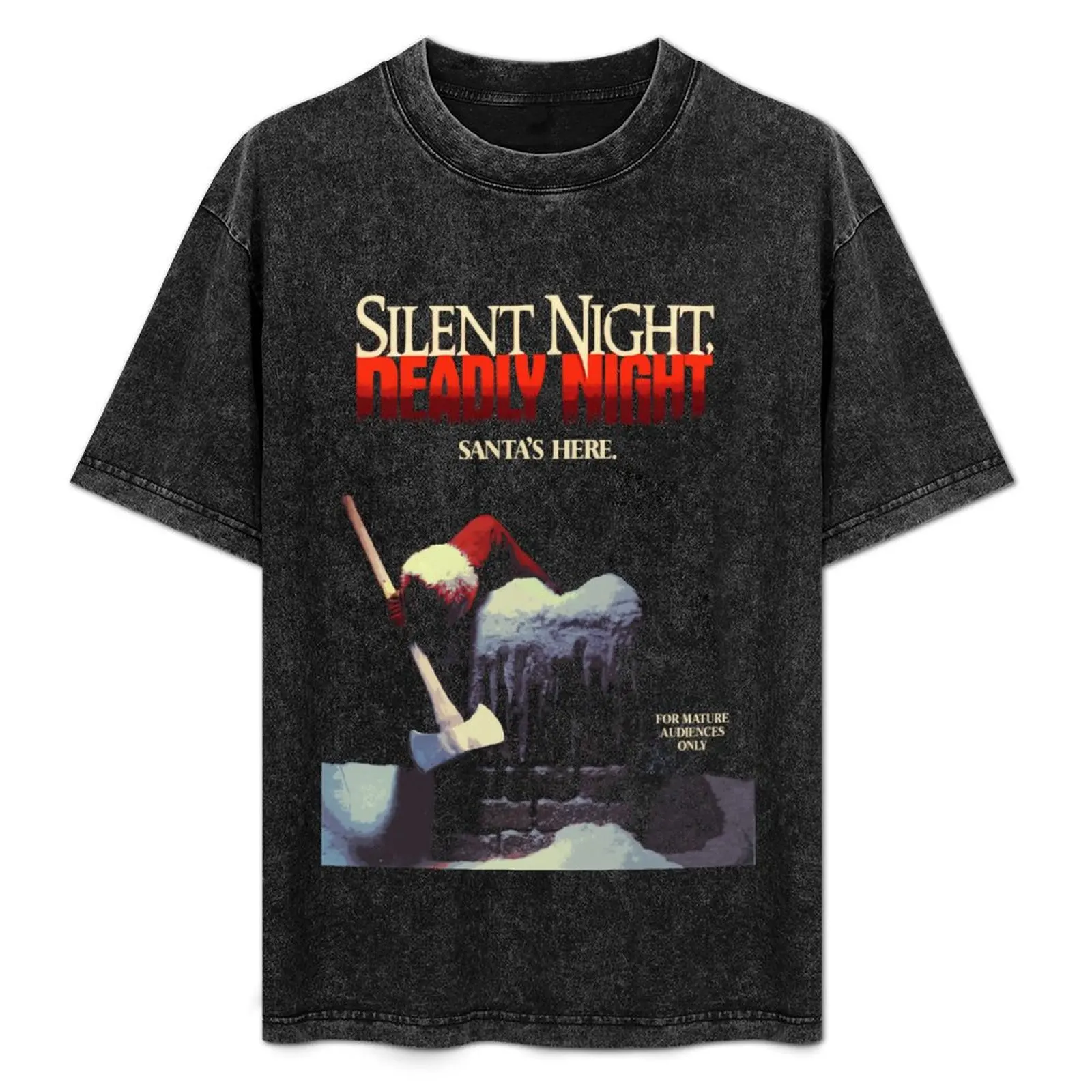 

Silent Night, Deadly Night T-Shirt Lightweight Casual Summer T-Shirt