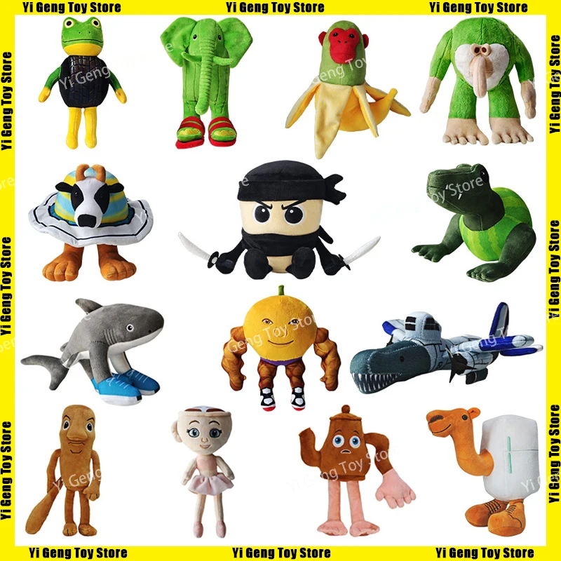 

Новая плюшевая кукла Tung Tung Sahur Tralalero Tralala Shark Cappuccino, итальянский Brainrot, мультяшный мягкий детский подарок на день рождения