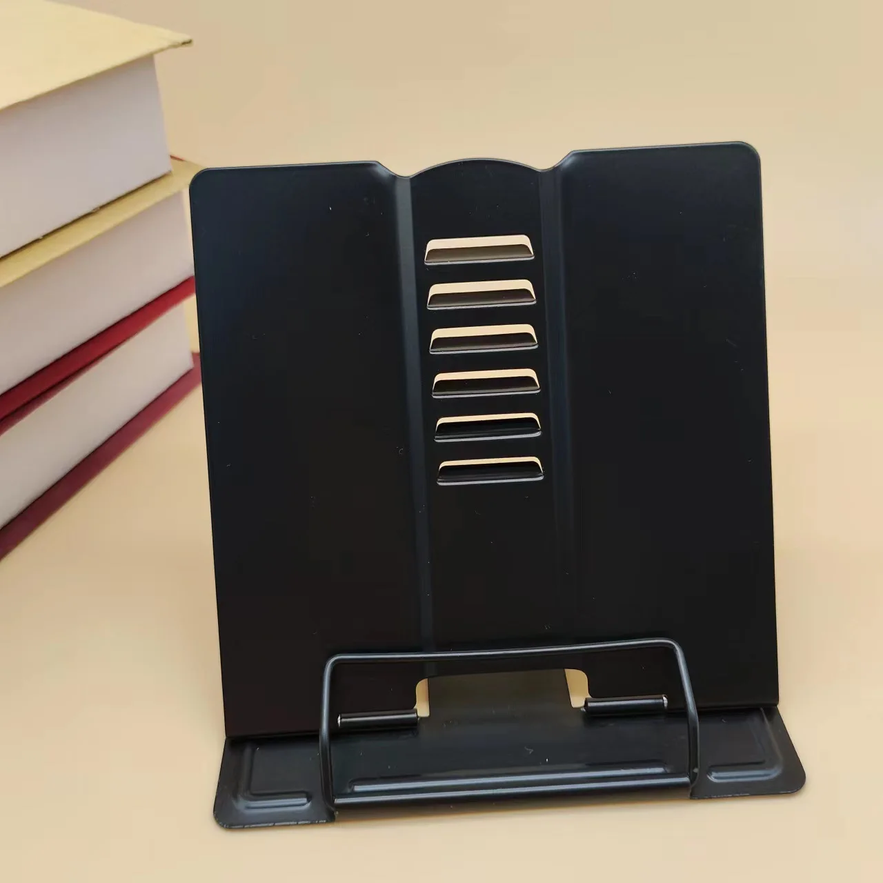 New Adjustable Portable Metal Adjustable Reading Book Holder Support Document Shelf Bookstand Tablet Rack Household Accessories