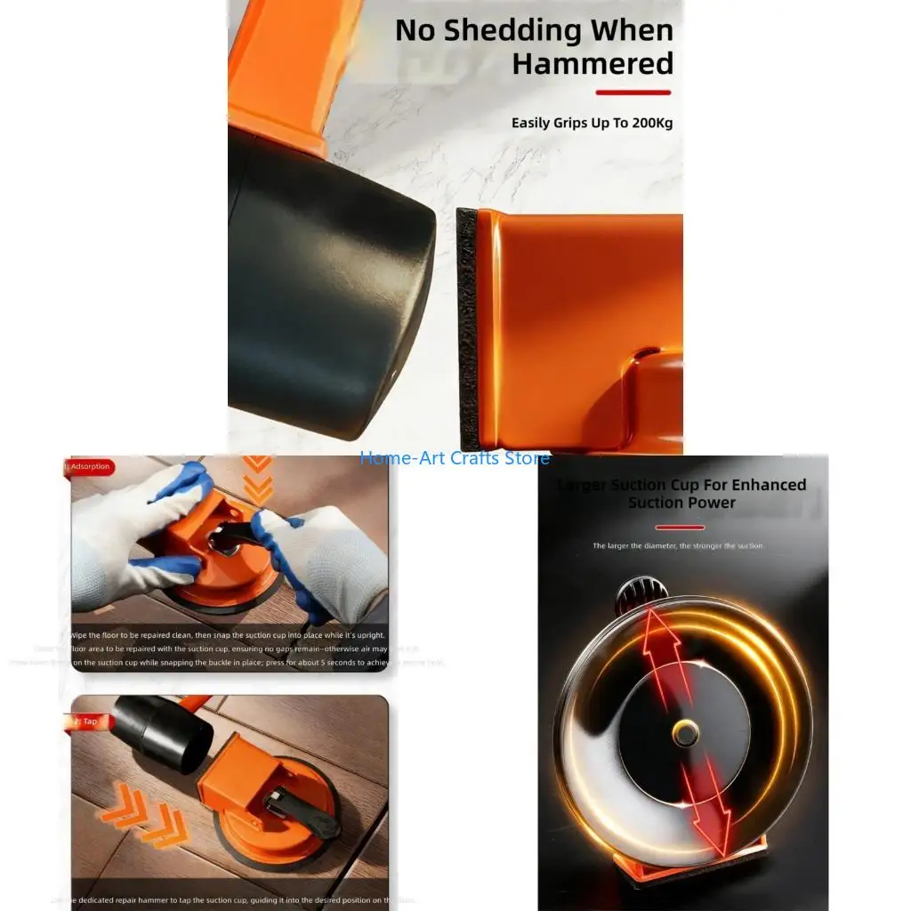 Y3NA Professional Floor Fixing Repair Tool Strong Suction Cup Heavy Duty