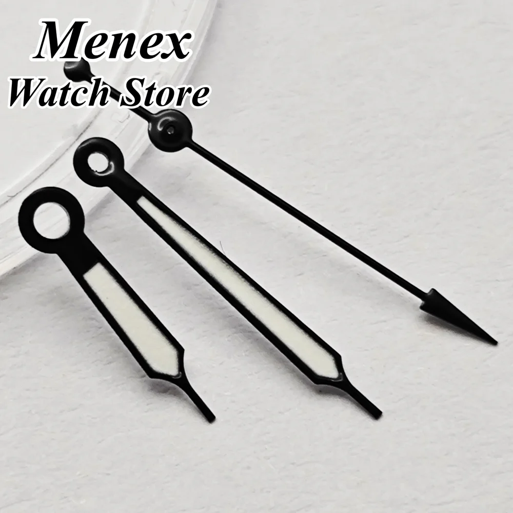 Luminous Watch Hands for NH35 NH36 ETA2824 2836 Miyota8215 DG Movement Silver White Blue Replacement Watchmaking Accessory Parts