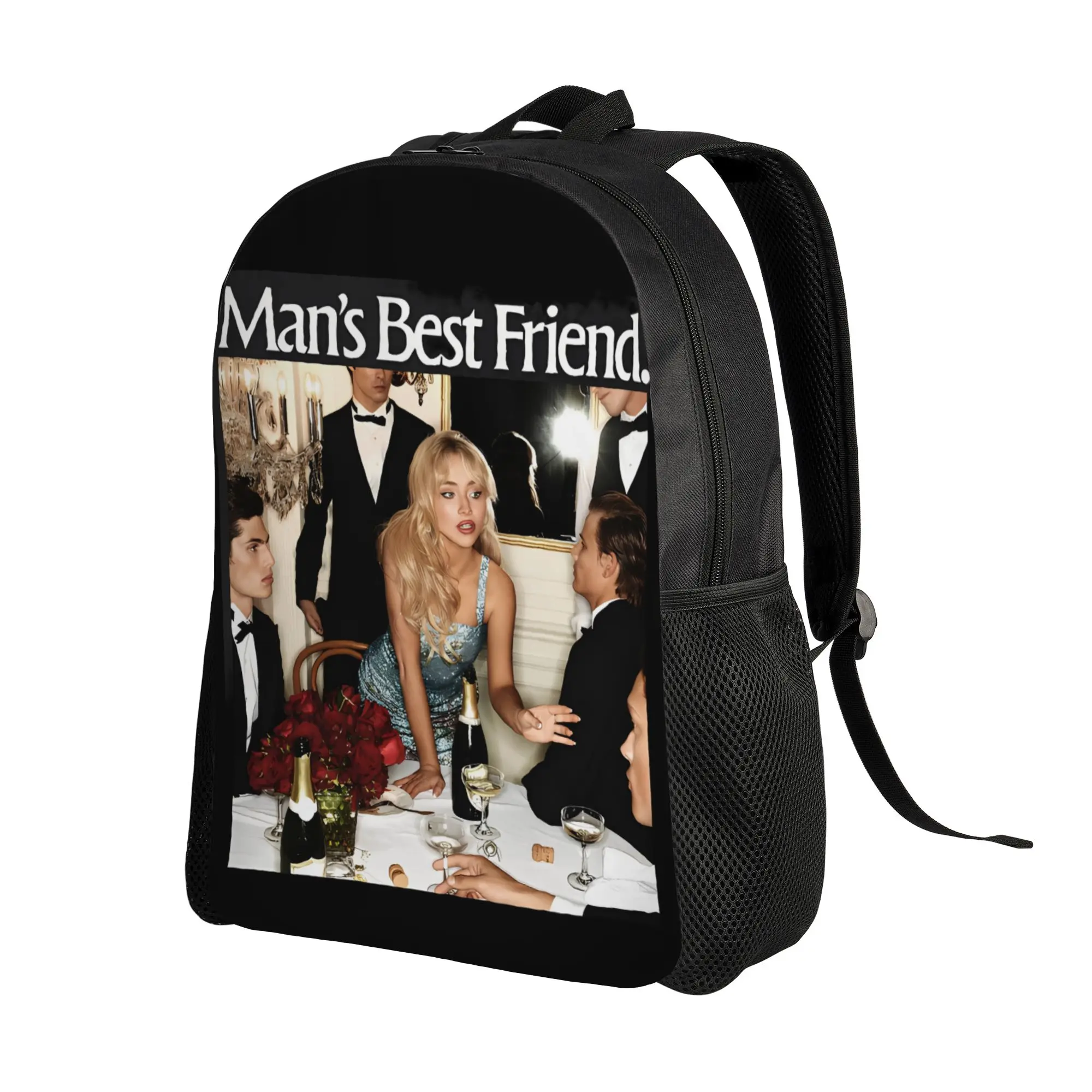 Sabrina Carpenter Best Friends Backpack  Travel Backpacks Female Funny School Bags Design Large Rucksack