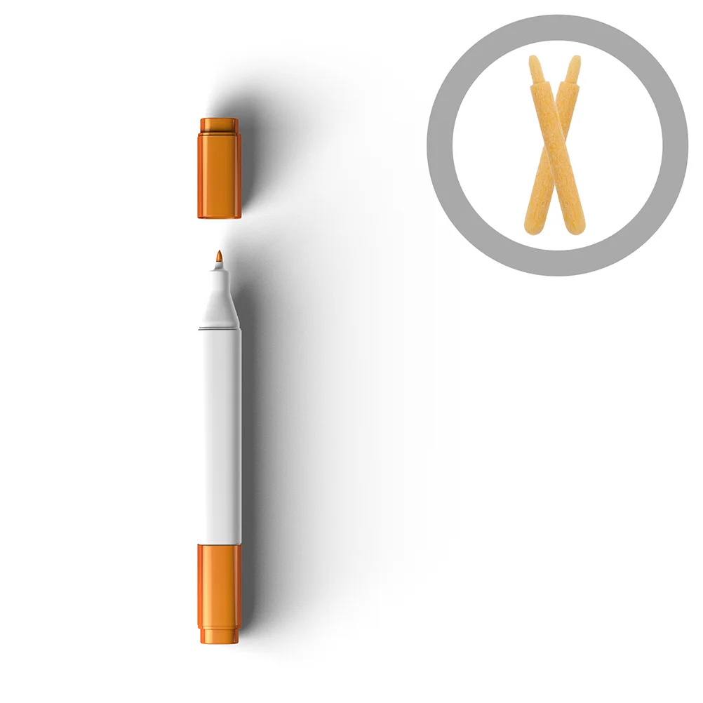 20 個油性マーカーペンのヒント交換ペイントマーカーペン先細かい描画とマーキングオフィス学用品 3 ミリメートル