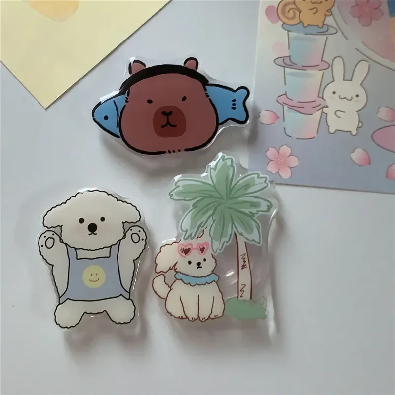 

Dog Cat Penguin New Mobile Phone Holder Bracket Expanding Stand Finger Holder for IPhone 16 Huawei Phone Accessories Grip