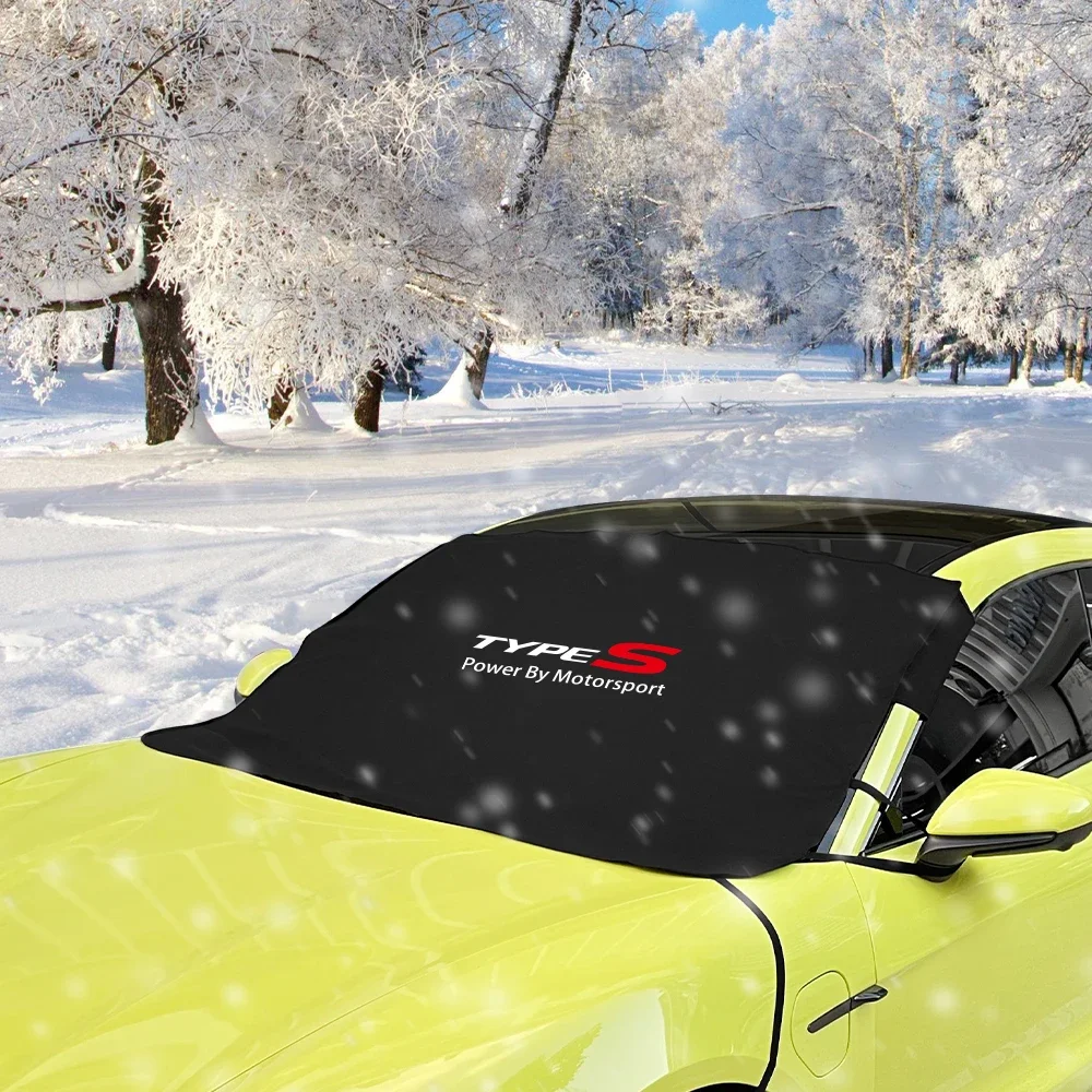 

For Honda Civic Type R Type S Car Windshield Block Cover Car Snow Ice Protector Front Windshield Sun Shade Auto Accessories