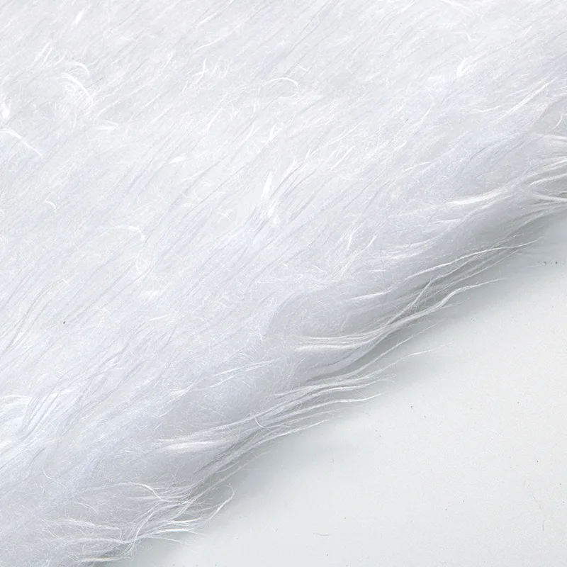 91cm X 160cm Long Plush Fabric Falling Water Hair Design Artificial Wool for Sewing Plush Toys Clothing Designer Fabric