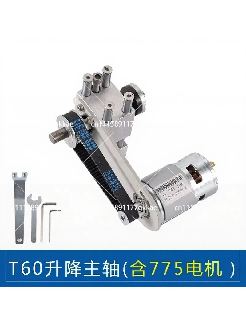 miniature-lifting-table-saw-spindle-bearing-seat-with-dc775-895-motor-t60-depth-adjustment-kit-for-diy-cutting