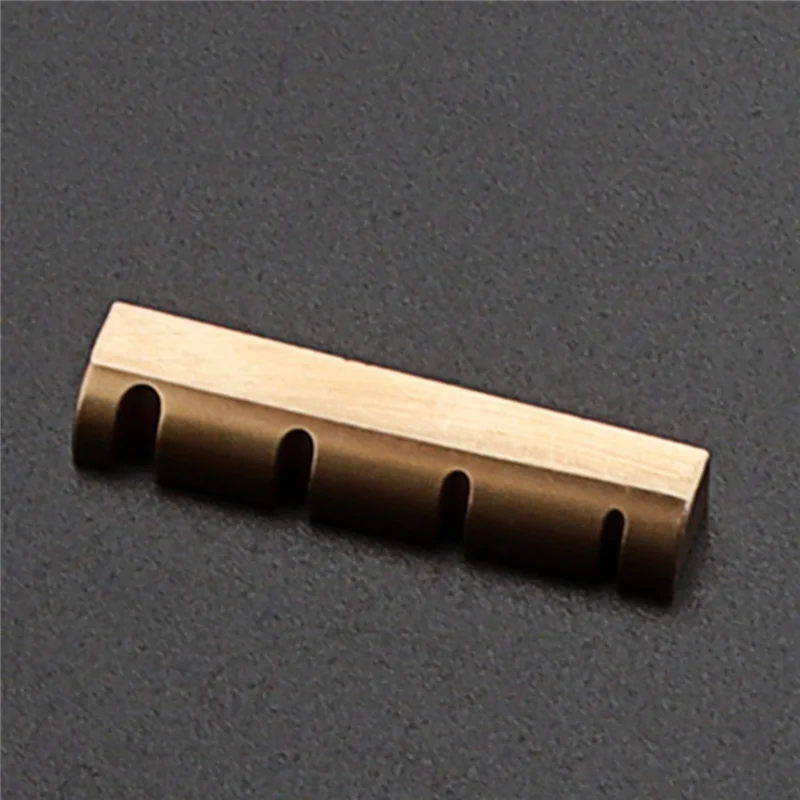 Pre-Slotted 4 String Brass Guitar Nut for PB Bass Guitar Part Accessories