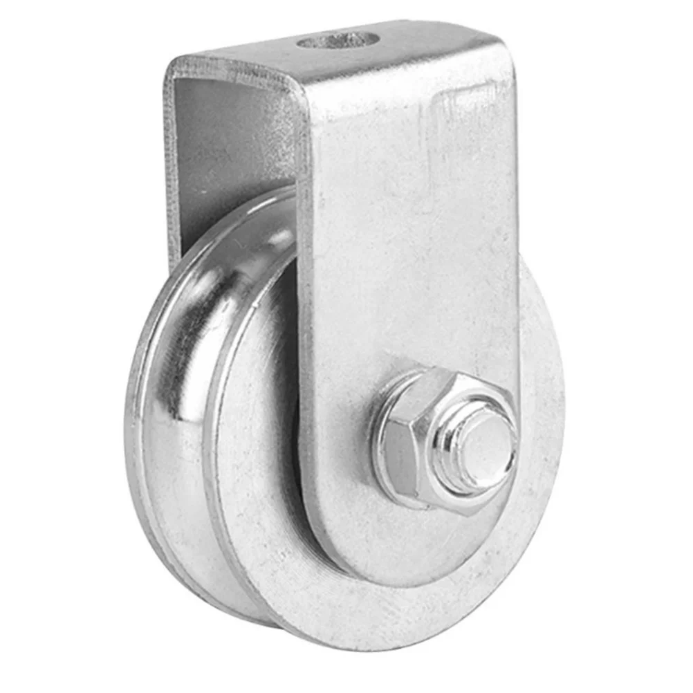 

Steel Single Wheel for Crane Block Load Bearing Wire Rope Roller Industrial Grade Easy Install Heat Treated