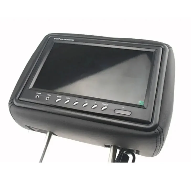 QXNY-شاشة LCD بمسند الرأس ، 7 بوصة ، المقعد الخلفي ، الفيديو ، إطار التثبيت ، مكونات لشاشة مسند رأس السيارات