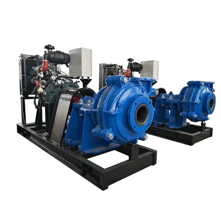 Centrifugal Horizontal  Slurry Sludge Pump For Tunnel Pumps Mining Dredge
