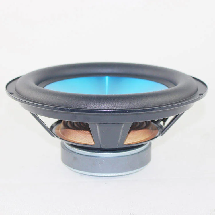 Car Audio 10 Inch Subwoofer 120W RMS Iron Basket Single Coil Blue