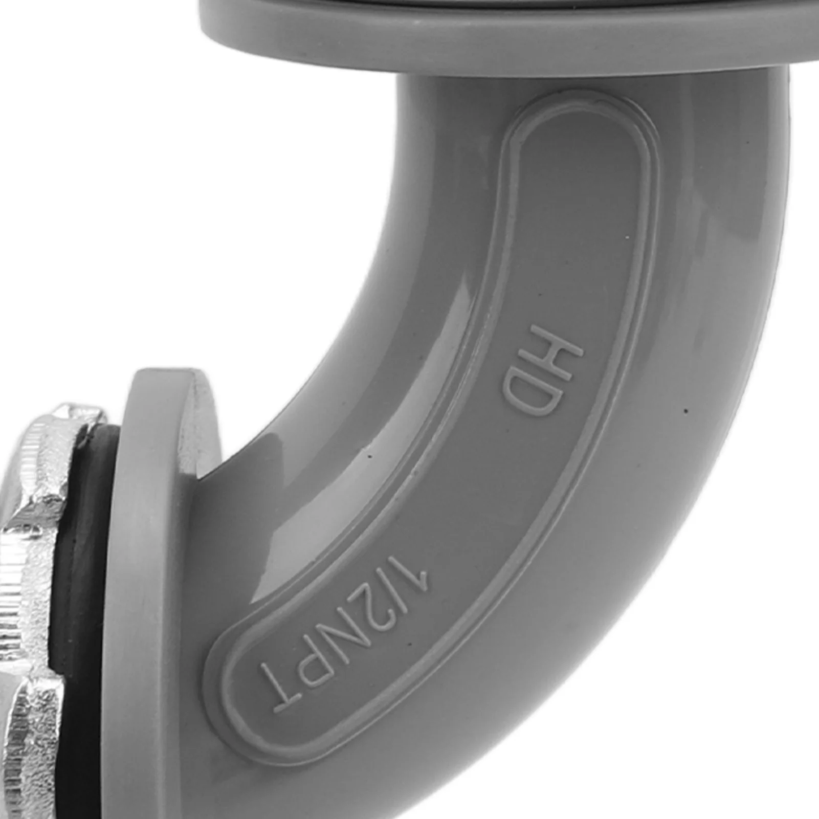 100PCS Liquid Tight Connector 1/2 นิ้ว 90 องศา PVC Non Metallic ท่อไฟฟ้า Connector