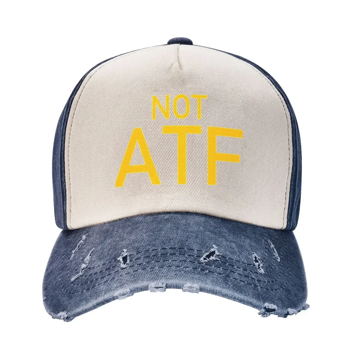 Not ATF - Gun Meme, BATFE, Gun Rights Cowboy Hat Hat Man Luxury Rave Sunhat Cap Man Caps For Men Women's