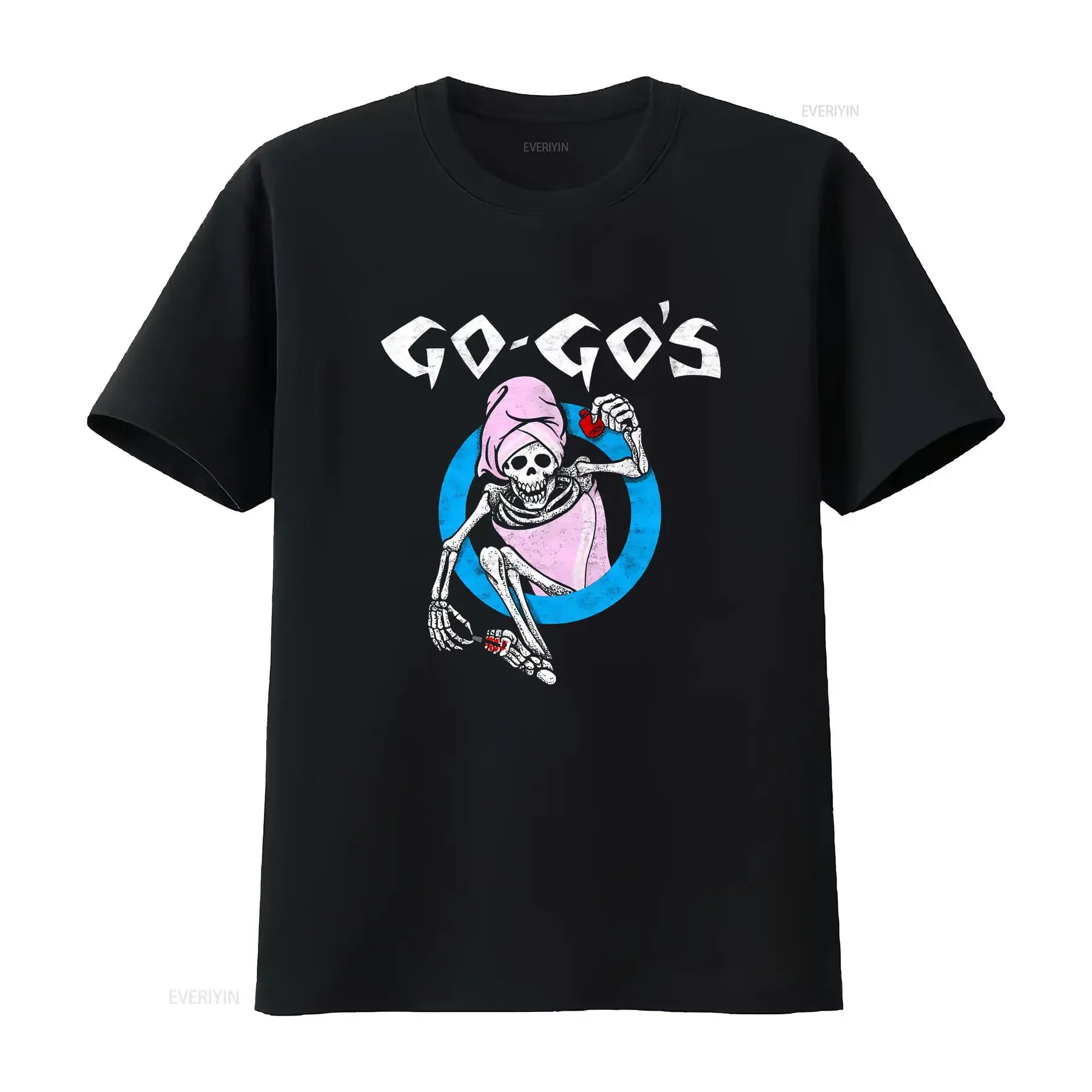 Retro Germ Germ's The Go Go's band T Shirt Funny Black S 5XL PB6921 vintage Washed graphic Casual Comfortable Unisex fashion