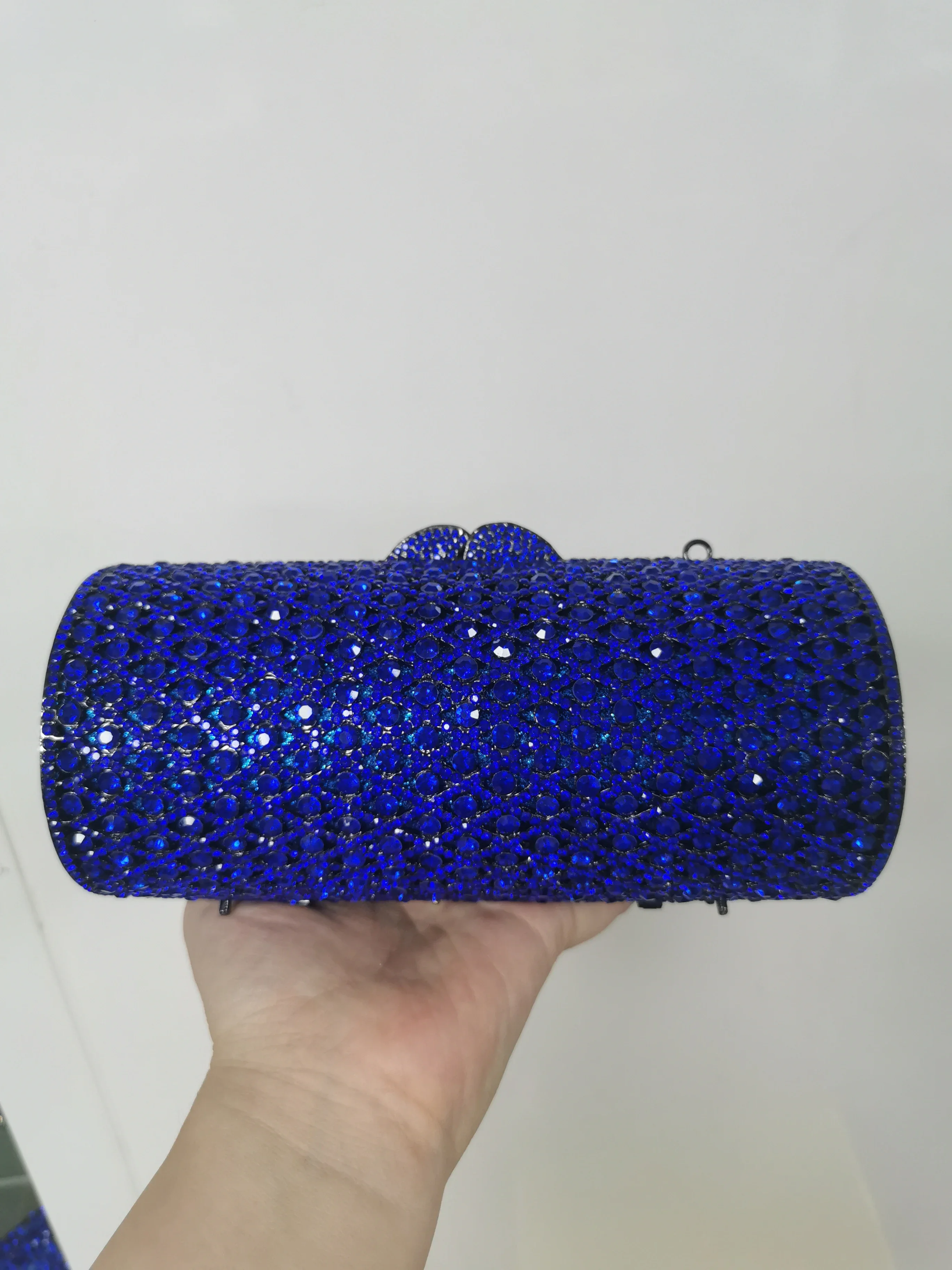 

XIYUAN Women Blue/Gold/Silver Color Crystal Clutch Bags Purses and Handbags Formal Party Evening Bags Ladies Dinner Clutches Bag