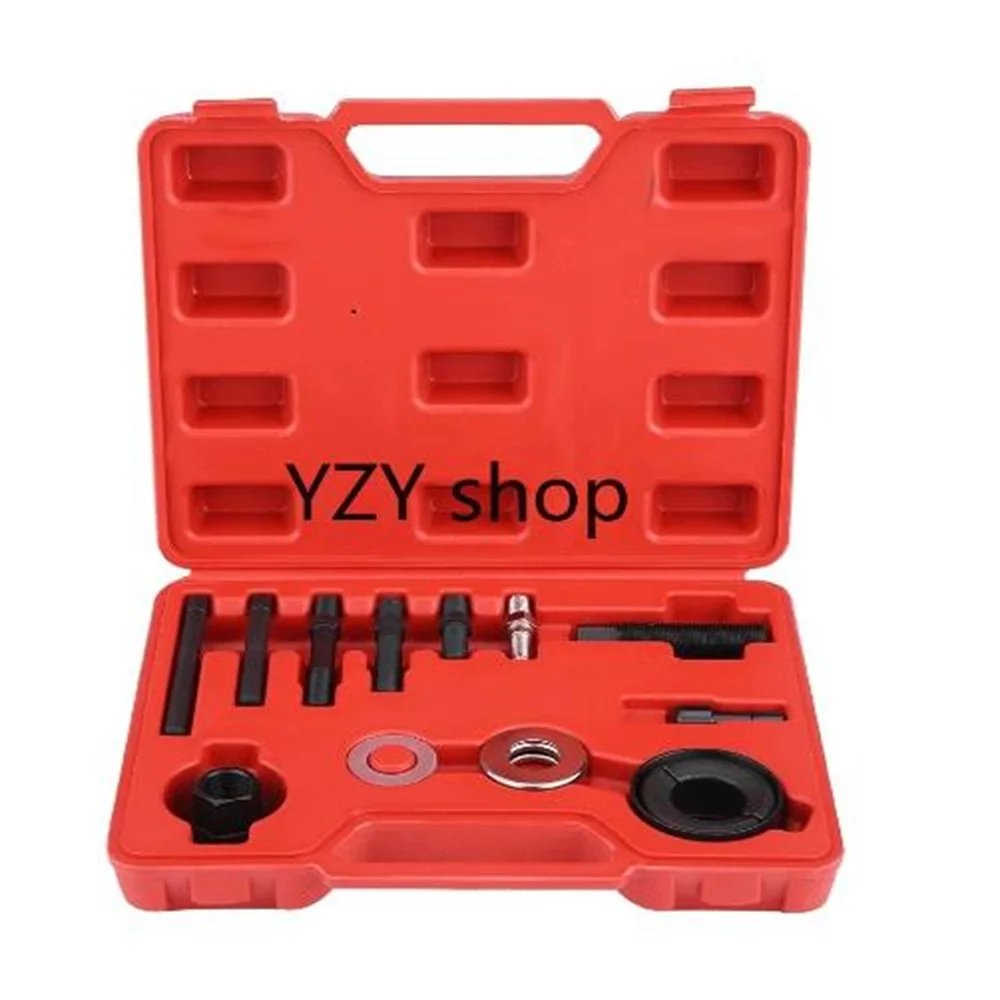 

12pc Pulley Puller Remover Installer Set for GM Chrysler Ford Power Steering Alternators Hand-held Car Disassembly Tool