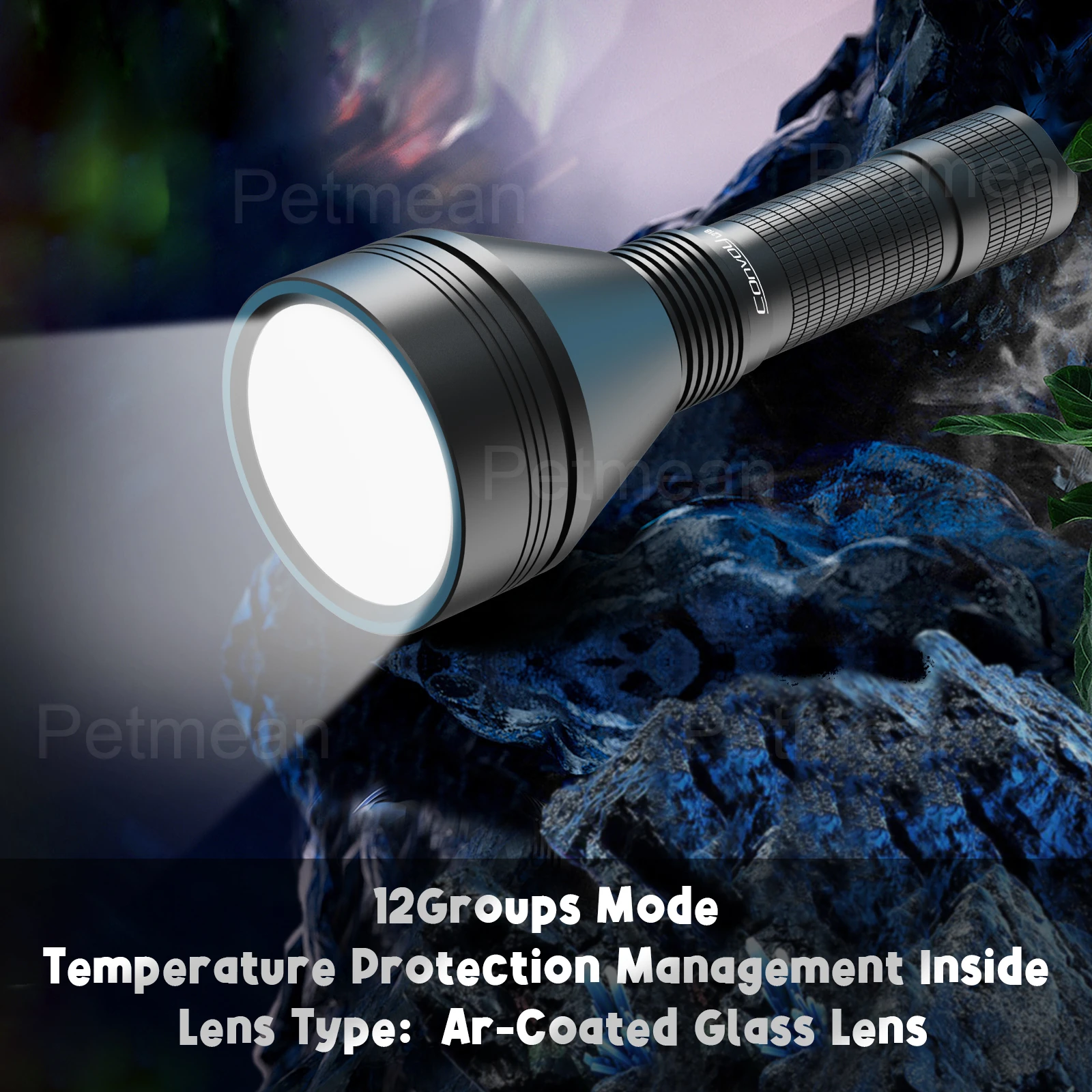 L21B CULPM1.TG With Luminus SFT40 6500K LED For Outdoor Camping SMO 1258M 12-Groups Driver Hunting  Torches Flashlight