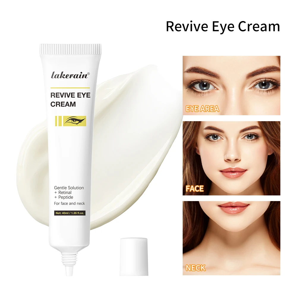 Revive Eye Cream For Face And Neck Reduces Wrinkles Improves Skin Texture Appearance Boosts Firmness 40ml Gentle Solution