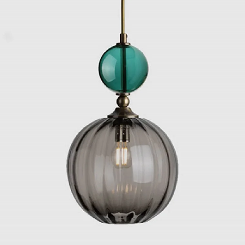 

Nordic Modern Glass Chandelier Restaurant Bar Bedside Bedroom Creative Color Chandelier Interior Decoration Lighting Fixtures