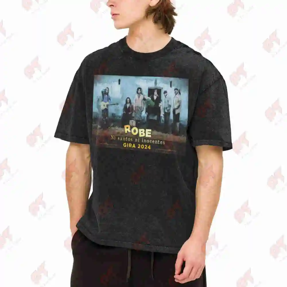 Extremoduro High End Robe Vintage Washed Tee Pure Cotton T-Shirt
