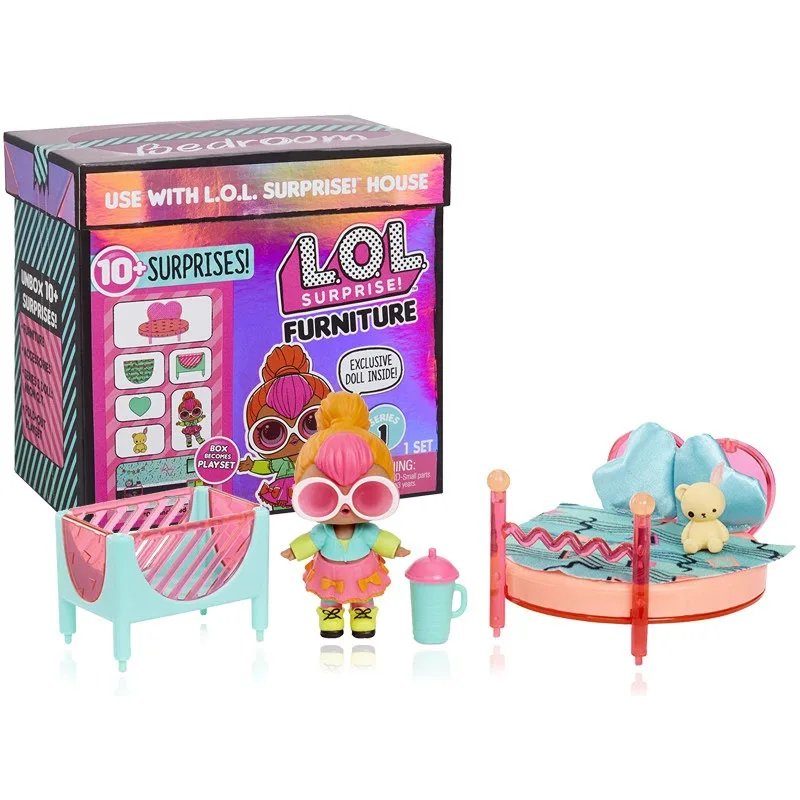 Genuine L.O.L. SURPRISE! Series Dolls 2nd, 3rd, and 4th Generation Furniture Set for Girls Playing Home Scene Toys and Gifts - view 2