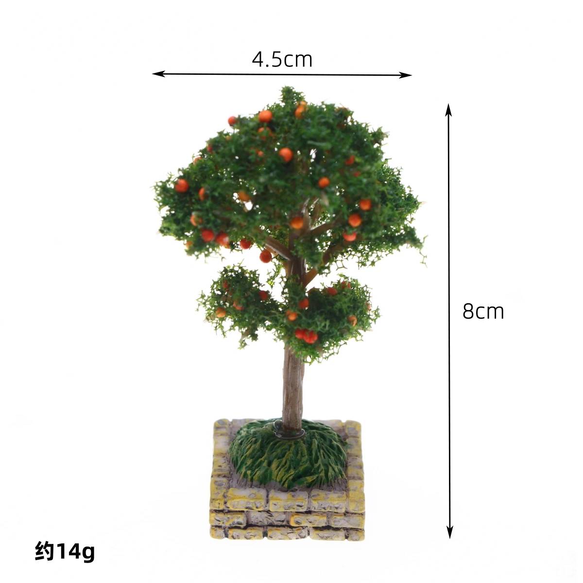 Dollhouse Miniature Flower Tree Model Accessory
