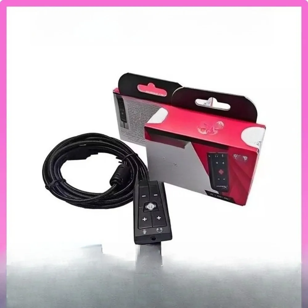 For HyperX AMP Sound Card 3.5mm To USB 7.1 Surround Gaming Headset Adapter For PC PUBG (007)