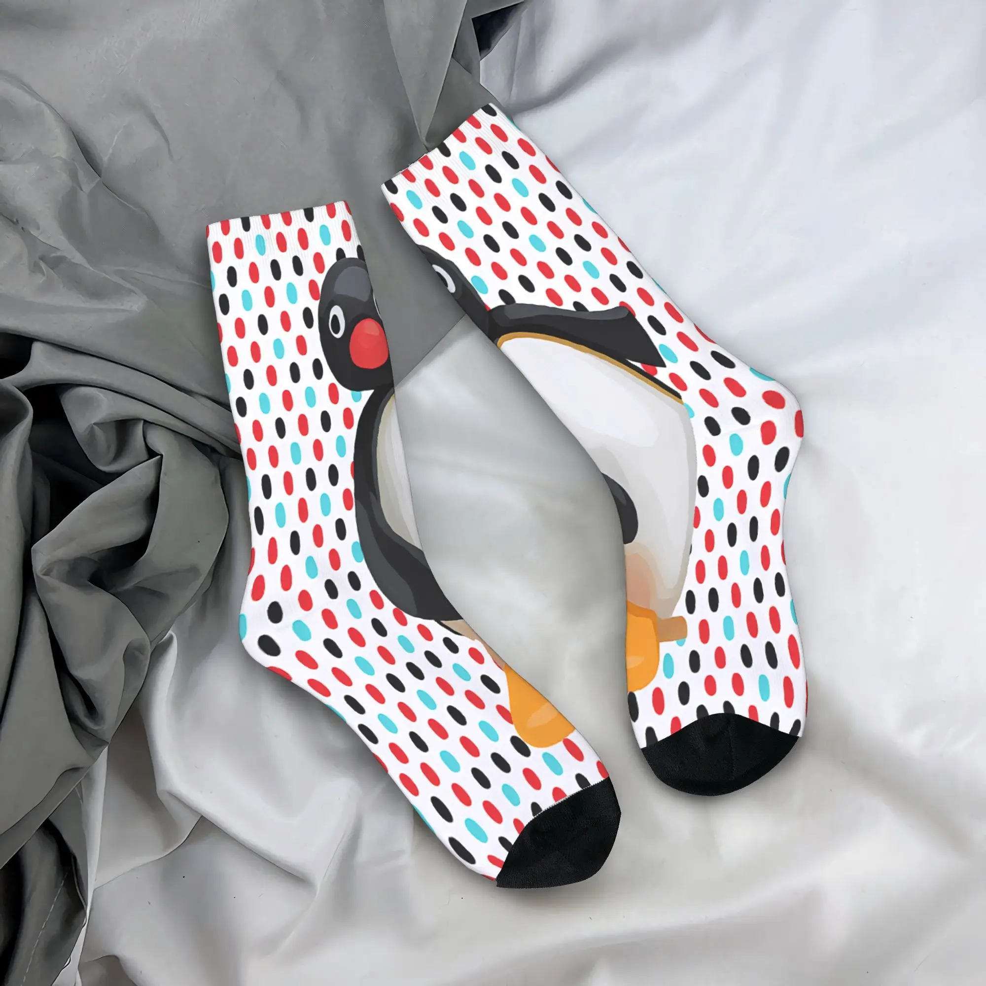 Pingus 양말 우아한 스타킹 남여 공용 남성 품질 야외 양말 가을 디자인 미끄럼 방지 양말