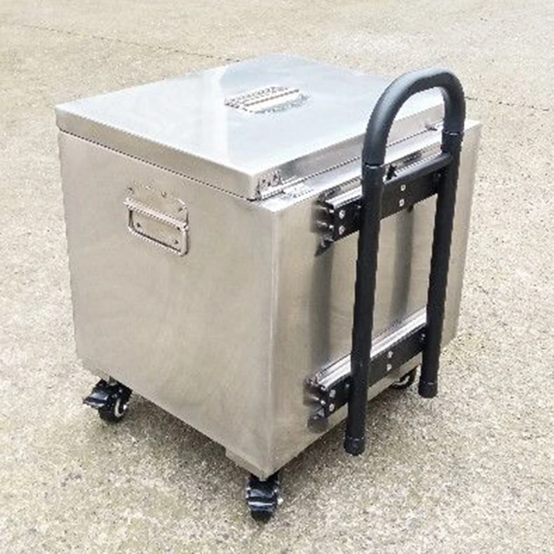 Large Capacity Tool Trolley Case Stainless Steel Tool Box Multi-functional Tools Storage Box Waterproof Hardware Organizer Boxes