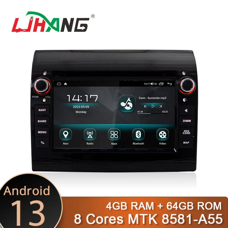 Android 13 Car Radio for Fiat Ducato 2008-2015 CITROEN Jumper PEUGEOT Boxer GPS Navigation multimedia Player Stereo carplay DSP 