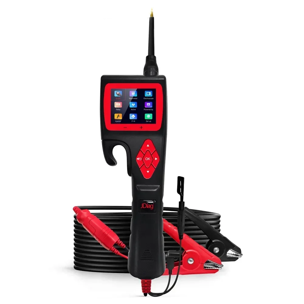 Original Jdiag TopDiag P200 12V 24V SMART HOOK Power Probe Car Circuit Analyzer Tester Digital Test Electrical System Detector