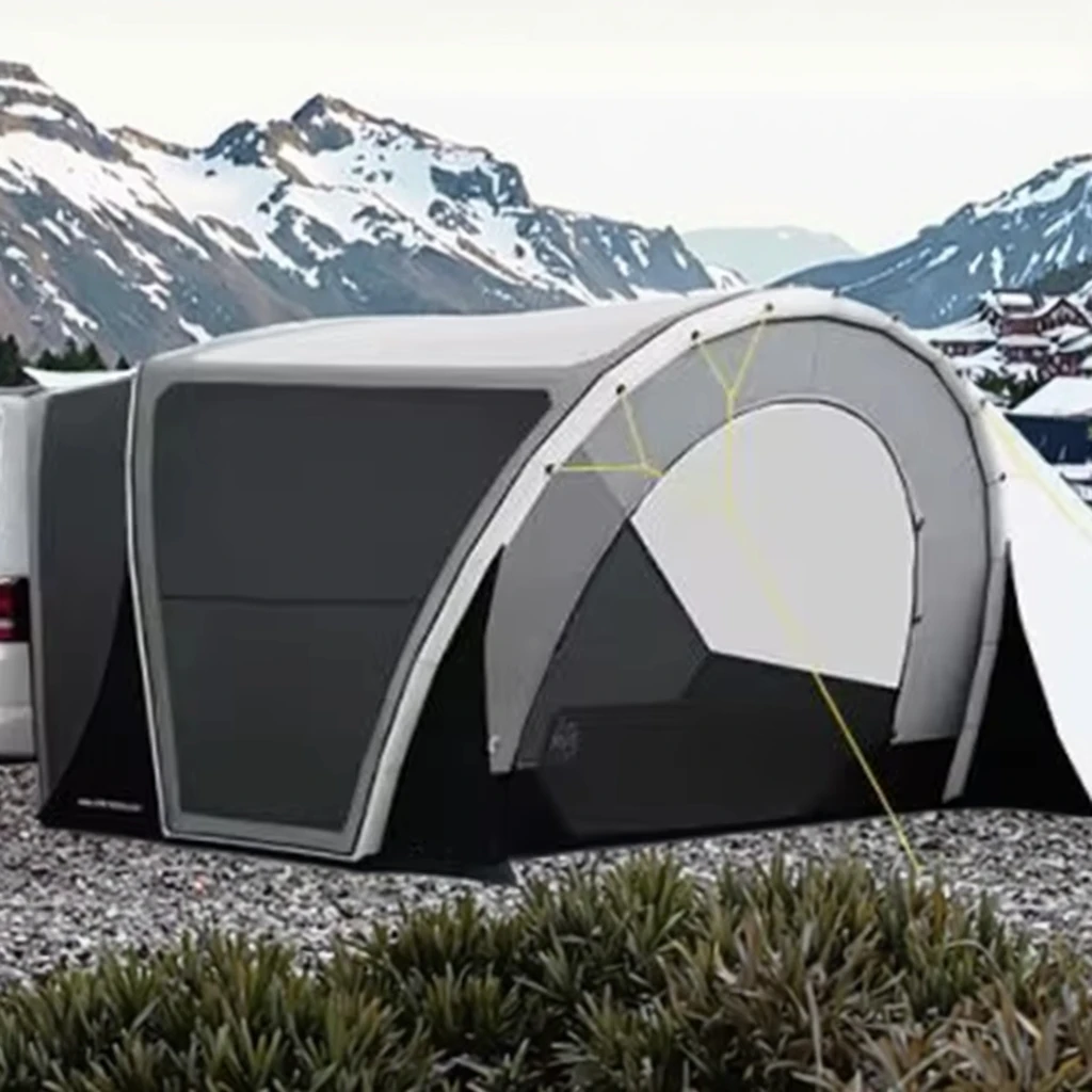 

Custom Factory-Inflatable Motorcycle Rooftop Tent for Camping Sun Protection Car Side Awning Tent