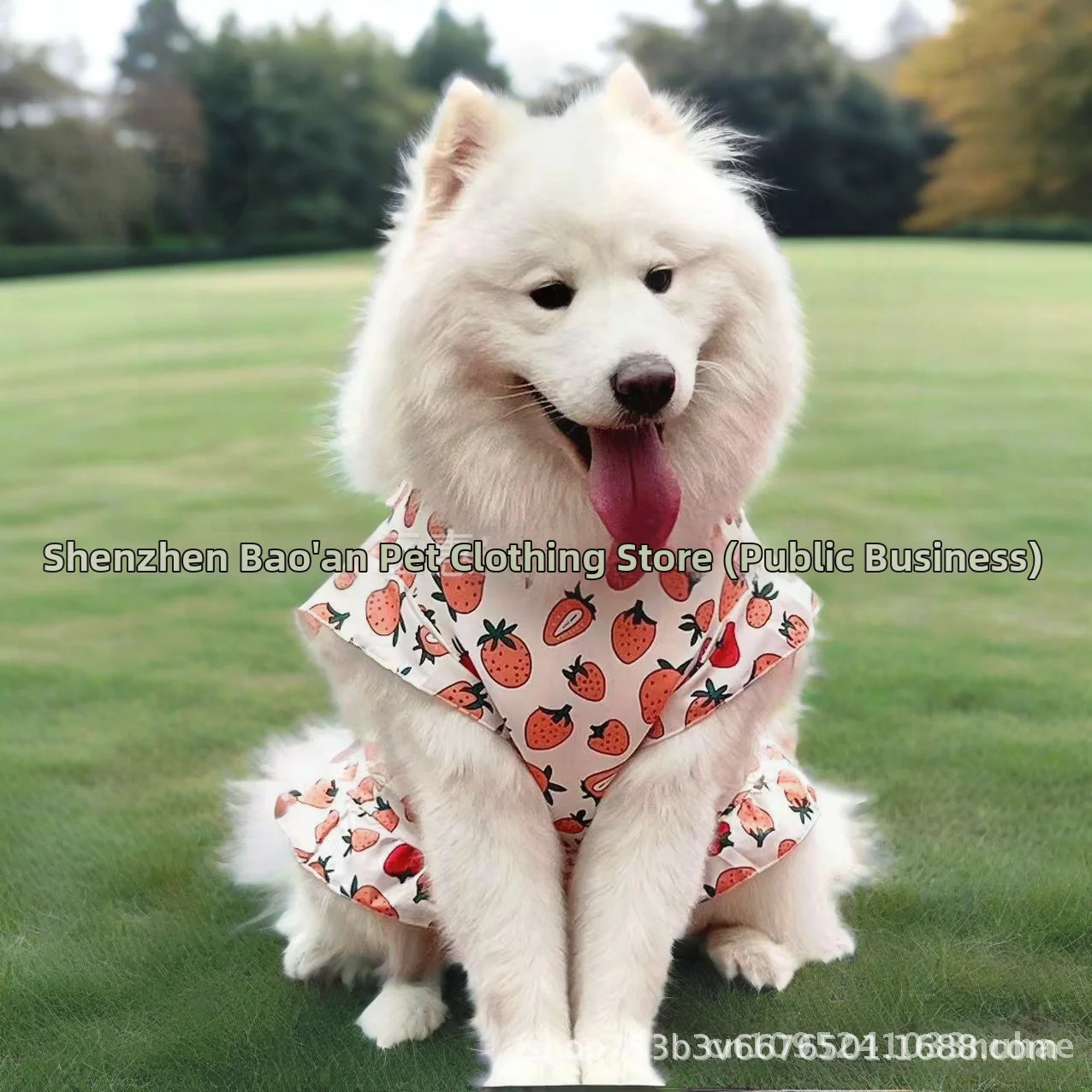 

Cute Big Dog Vest for Spring And Summer Thin Medium to Large Dog Anti-Hair Polyester Jacket Golden Retriever Samoyed Labrador